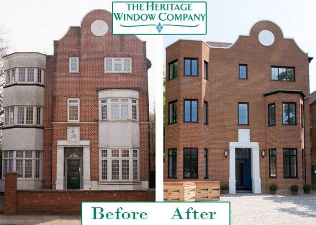 Before and After Pictures of Heritage Window Project